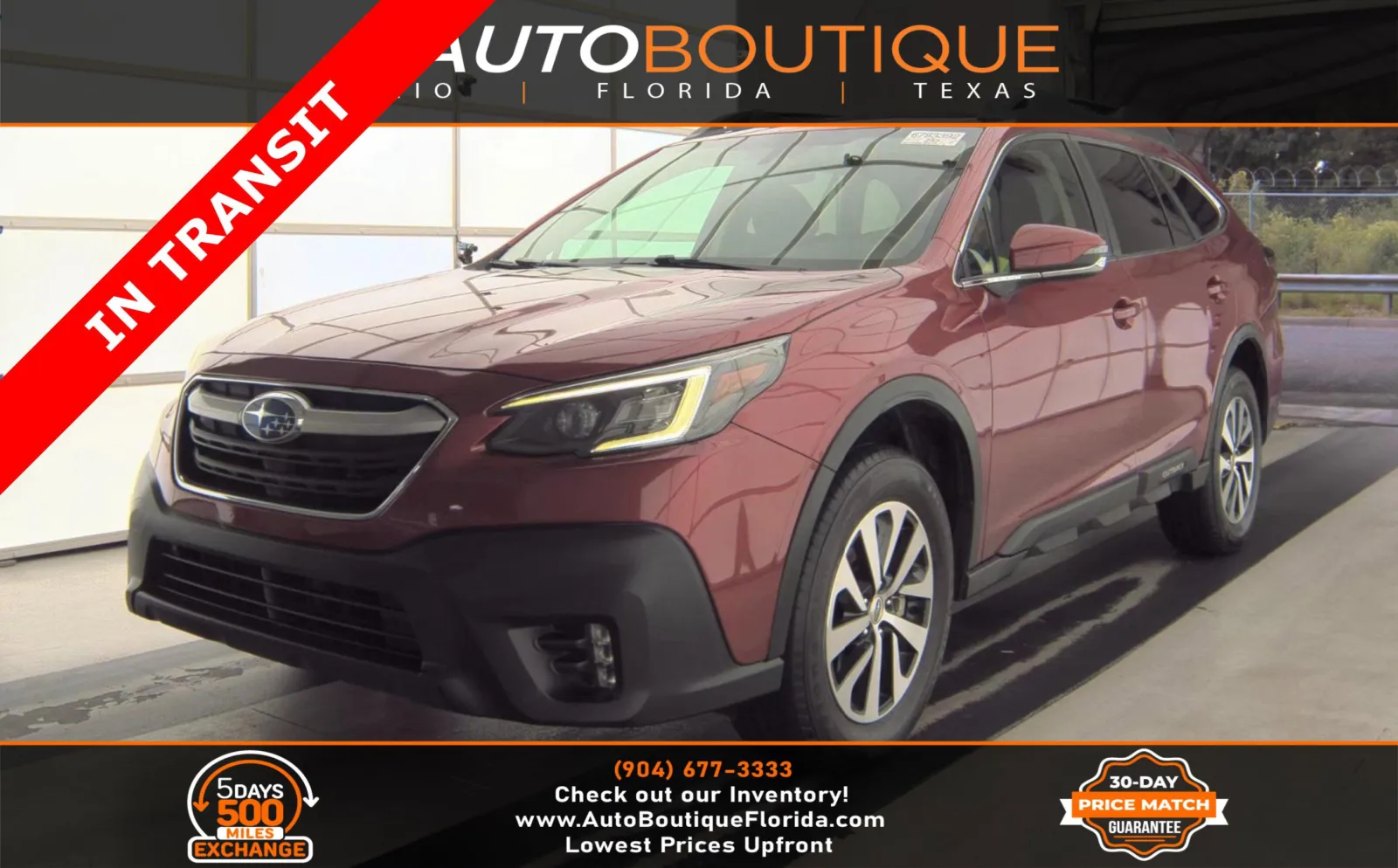 Red 2022 Subaru Outback Premium for sale in Jacksonville, FL