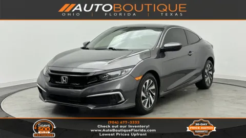 Gray 2018 Honda Civic Coupe LX for sale in Jacksonville, FL