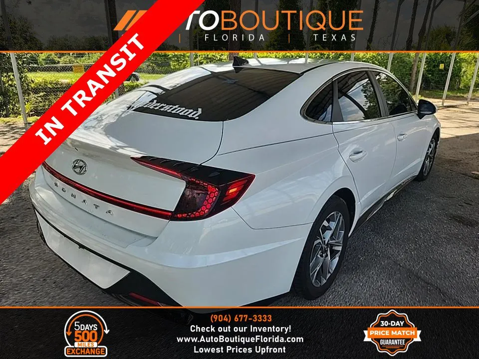 White 2020 Hyundai Sonata SEL for sale in Jacksonville, FL