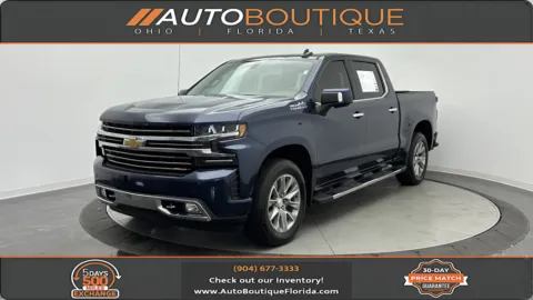 Blue 2022 Chevrolet Silverado 1500 LTD High Country for sale in Jacksonville, FL