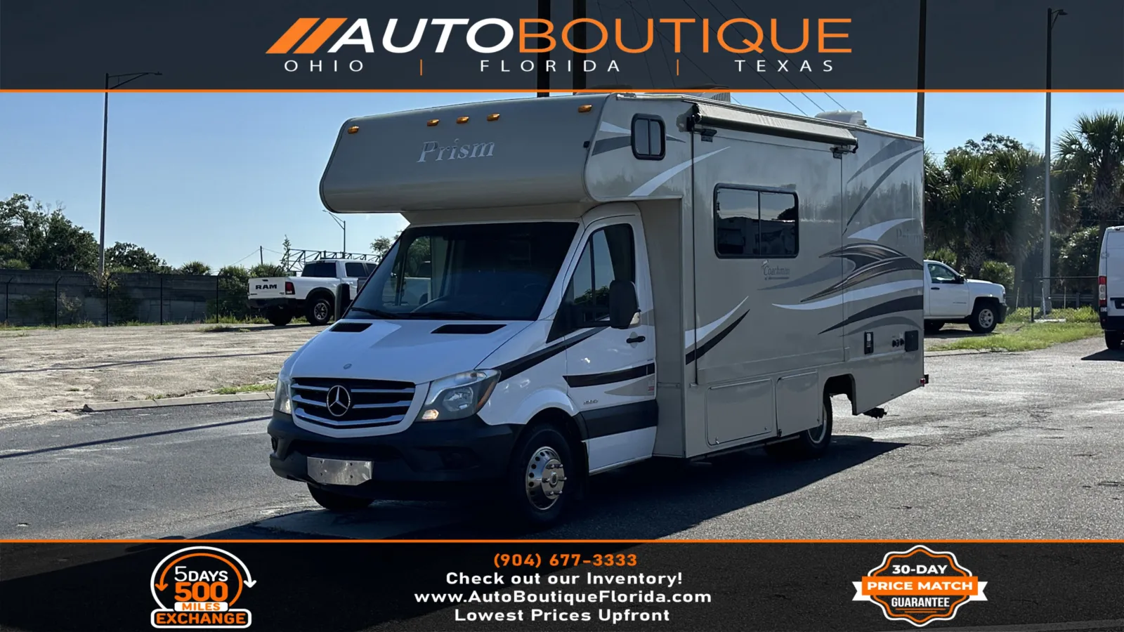 Black 2014 Mercedes-Benz Coachmen Prism 2150 LE 3500 for sale in Jacksonville, FL
