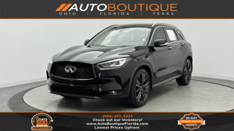 Black 2022 INFINITI QX50 LUXE for sale in Jacksonville, FL