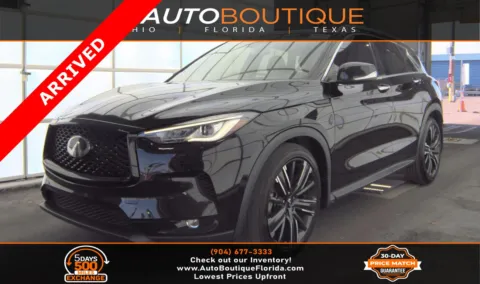 Black 2022 INFINITI QX50 LUXE for sale in Jacksonville, FL