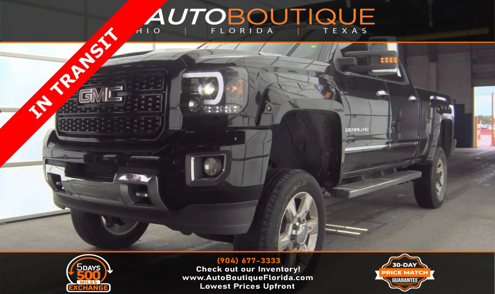 Black 2018 GMC Sierra 2500HD Denali for sale in Jacksonville, FL