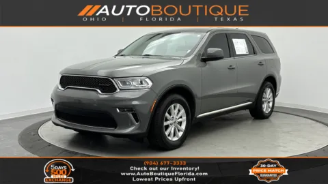 Gray 2021 Dodge Durango SXT for sale in Jacksonville, FL