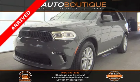 Gray 2021 Dodge Durango SXT for sale in Jacksonville, FL