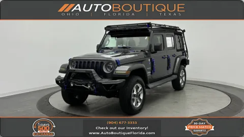 Gray 2018 Jeep Wrangler Unlimited Sahara for sale in Jacksonville, FL