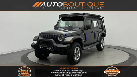 Gray 2018 Jeep Wrangler Unlimited Sahara for sale in Jacksonville, FL
