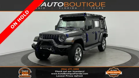 Gray 2018 Jeep Wrangler Unlimited Sahara for sale in Jacksonville, FL