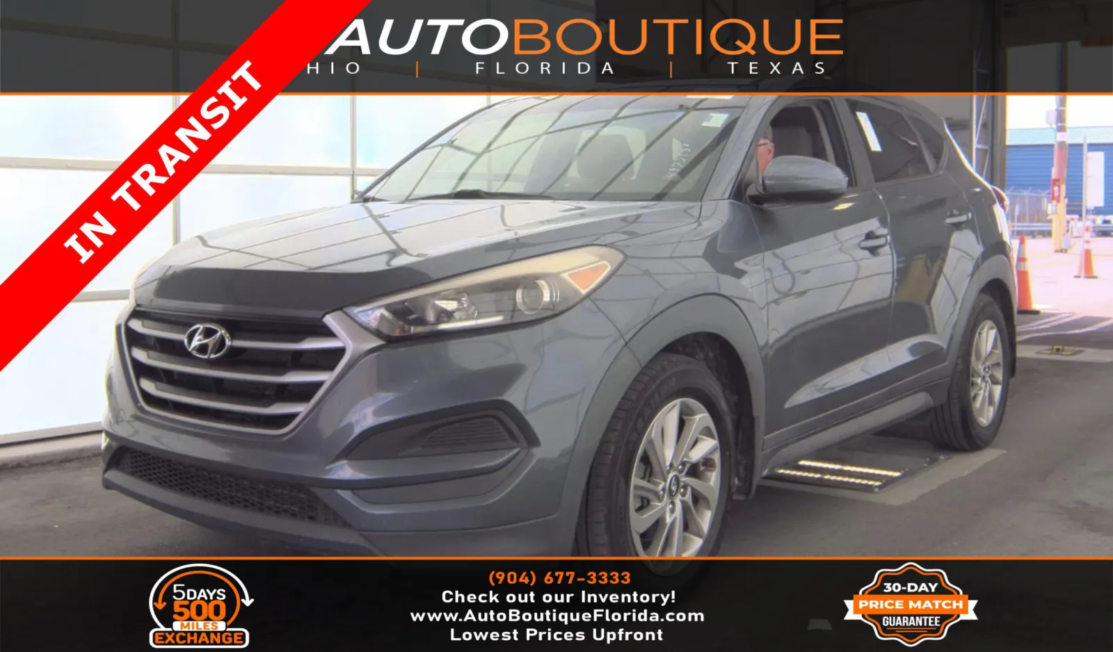Gray 2017 Hyundai Tucson SE for sale in Jacksonville, FL