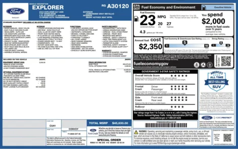 Photos of 2024 Ford Explorer XLT for sale in Jacksonville, FL at Auto Boutique Florida