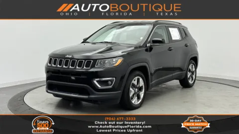 Black 2021 Jeep Compass Limited for sale in Jacksonville, FL