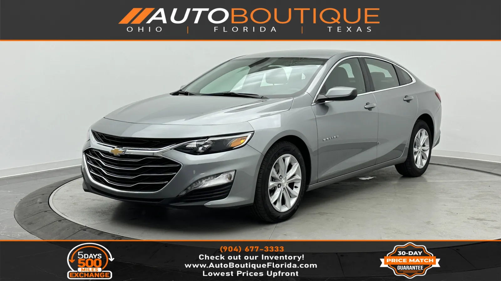 Gray 2025 Chevrolet Malibu LT for sale in Jacksonville, FL