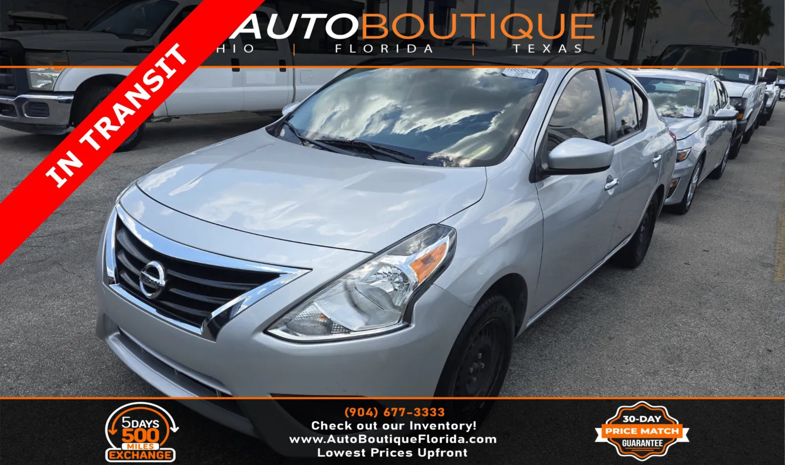 Silver 2019 Nissan Versa Sedan SV for sale in Jacksonville, FL