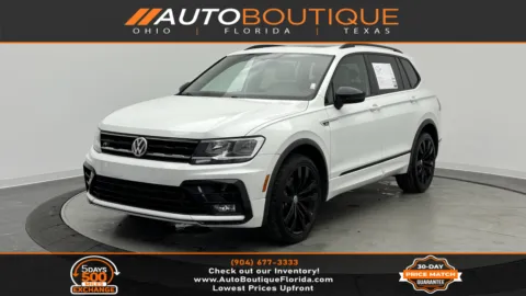 White 2021 Volkswagen Tiguan SE R-Line Black for sale in Jacksonville, FL