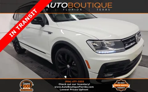 White 2021 Volkswagen Tiguan SE R-Line Black for sale in Jacksonville, FL