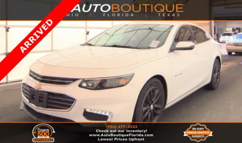 White 2018 Chevrolet Malibu LT for sale in Jacksonville, FL