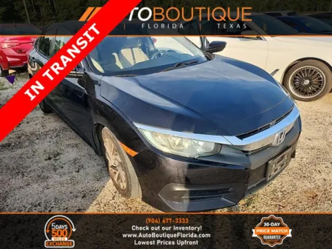 Black 2018 Honda Civic Sedan EX for sale in Jacksonville, FL
