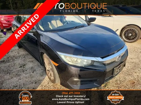 Black 2018 Honda Civic Sedan EX for sale in Jacksonville, FL