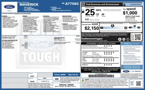 More photos of 2024 Ford Maverick XL at Auto Boutique Florida, FL