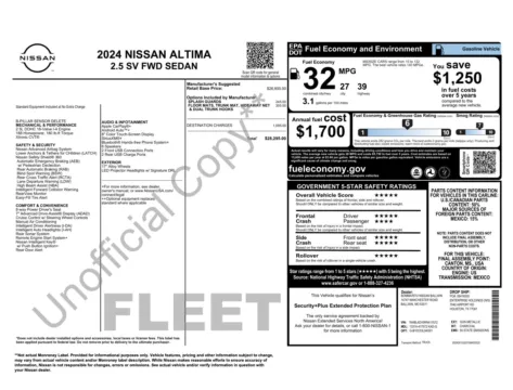 More photos of 2024 Nissan Altima 2.5 SV at Auto Boutique Florida, FL