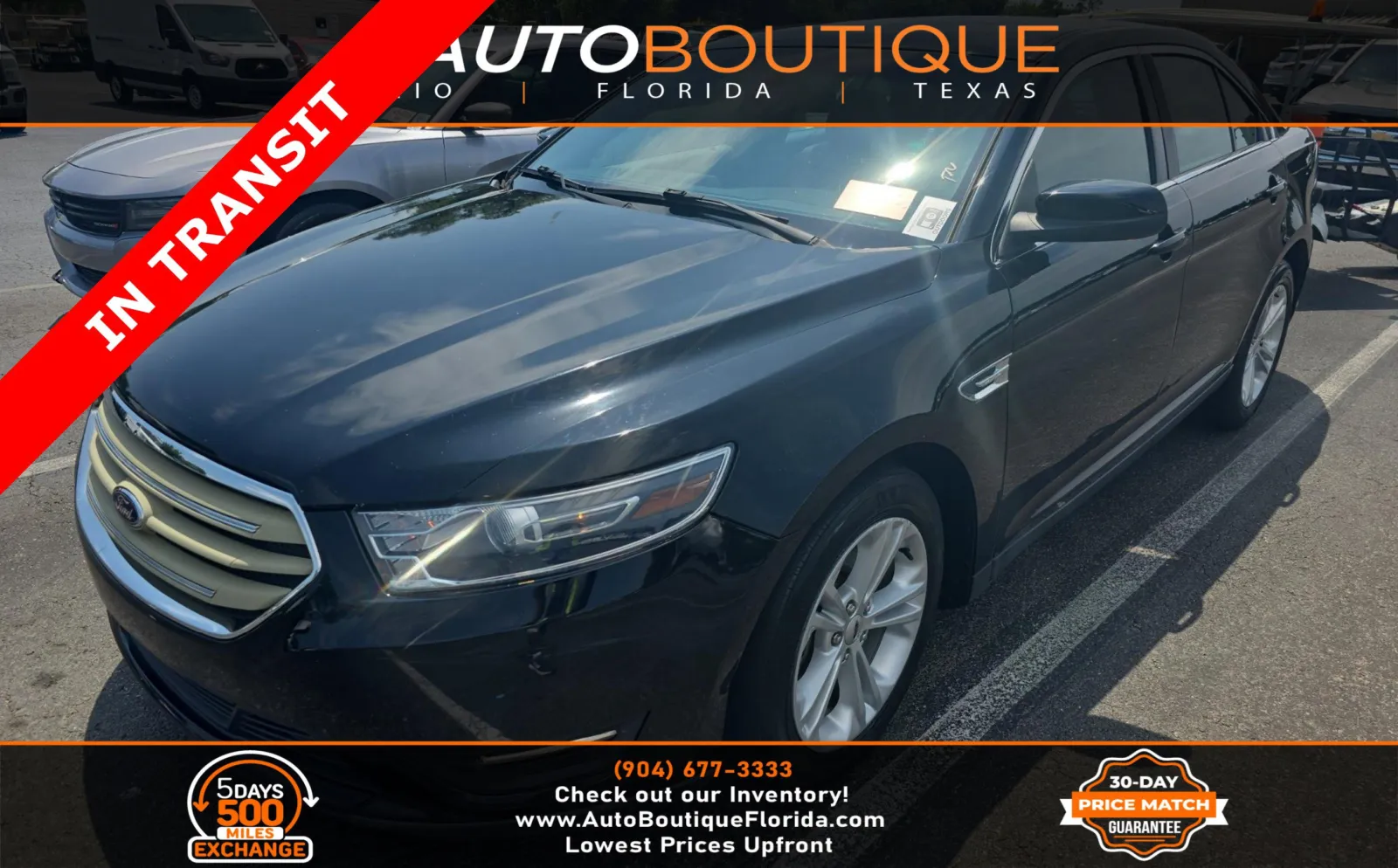 Black 2018 Ford Taurus SEL for sale in Jacksonville, FL