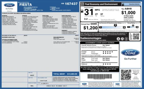 Photos of 2017 Ford Fiesta SE for sale in Jacksonville, FL at Auto Boutique Florida