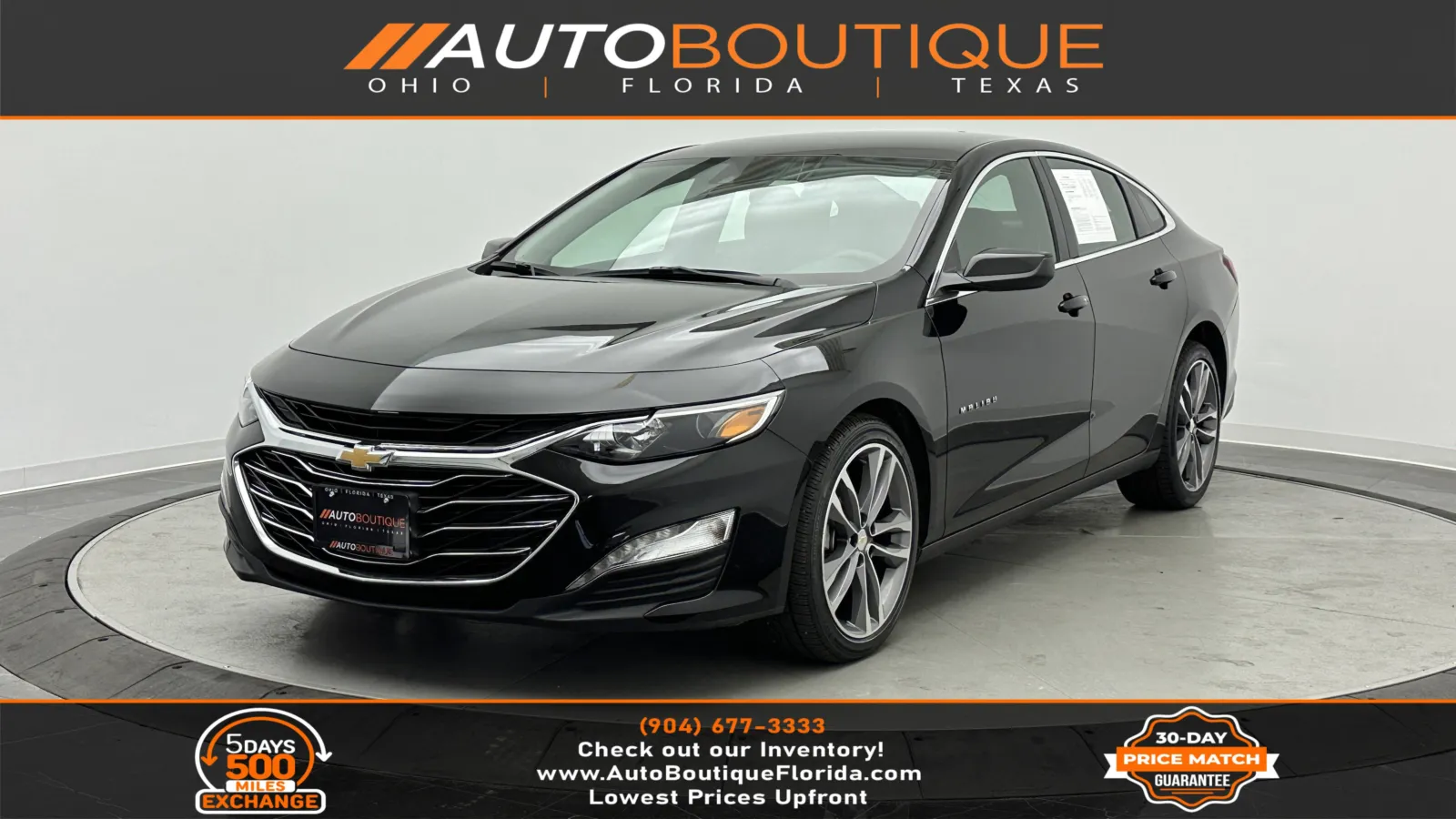Black 2025 Chevrolet Malibu LT for sale in Jacksonville, FL