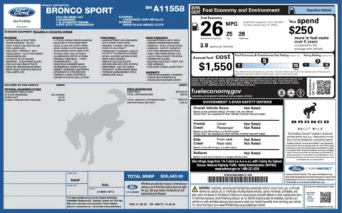 More photos of 2021 Ford Bronco Sport Big Bend at Auto Boutique Florida, FL