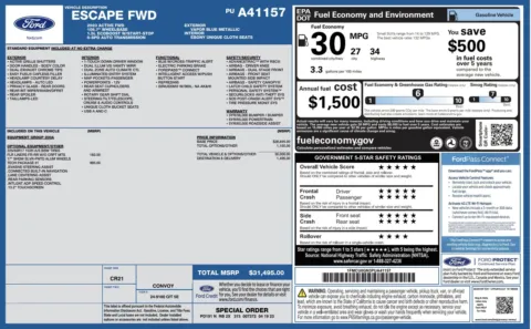 Photos of 2023 Ford Escape Active for sale in Jacksonville, FL at Auto Boutique Florida