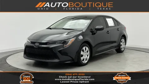 Black 2020 Toyota Corolla LE for sale in Jacksonville, FL