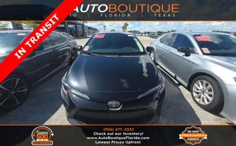 Black 2020 Toyota Corolla LE for sale in Jacksonville, FL