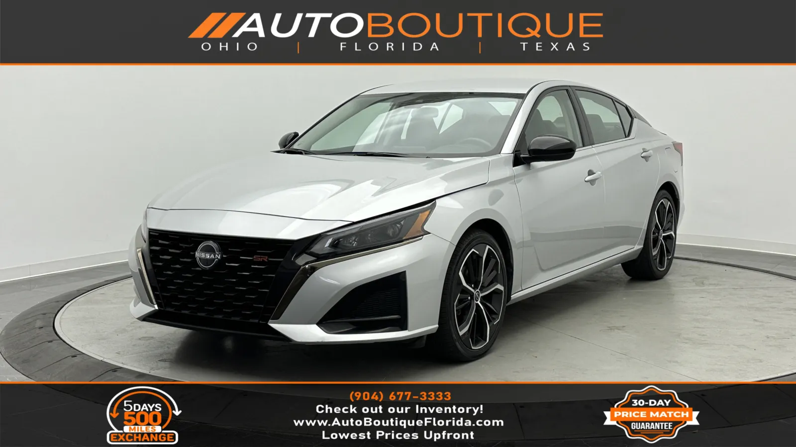Silver 2024 Nissan Altima 2.5 SR for sale in Jacksonville, FL
