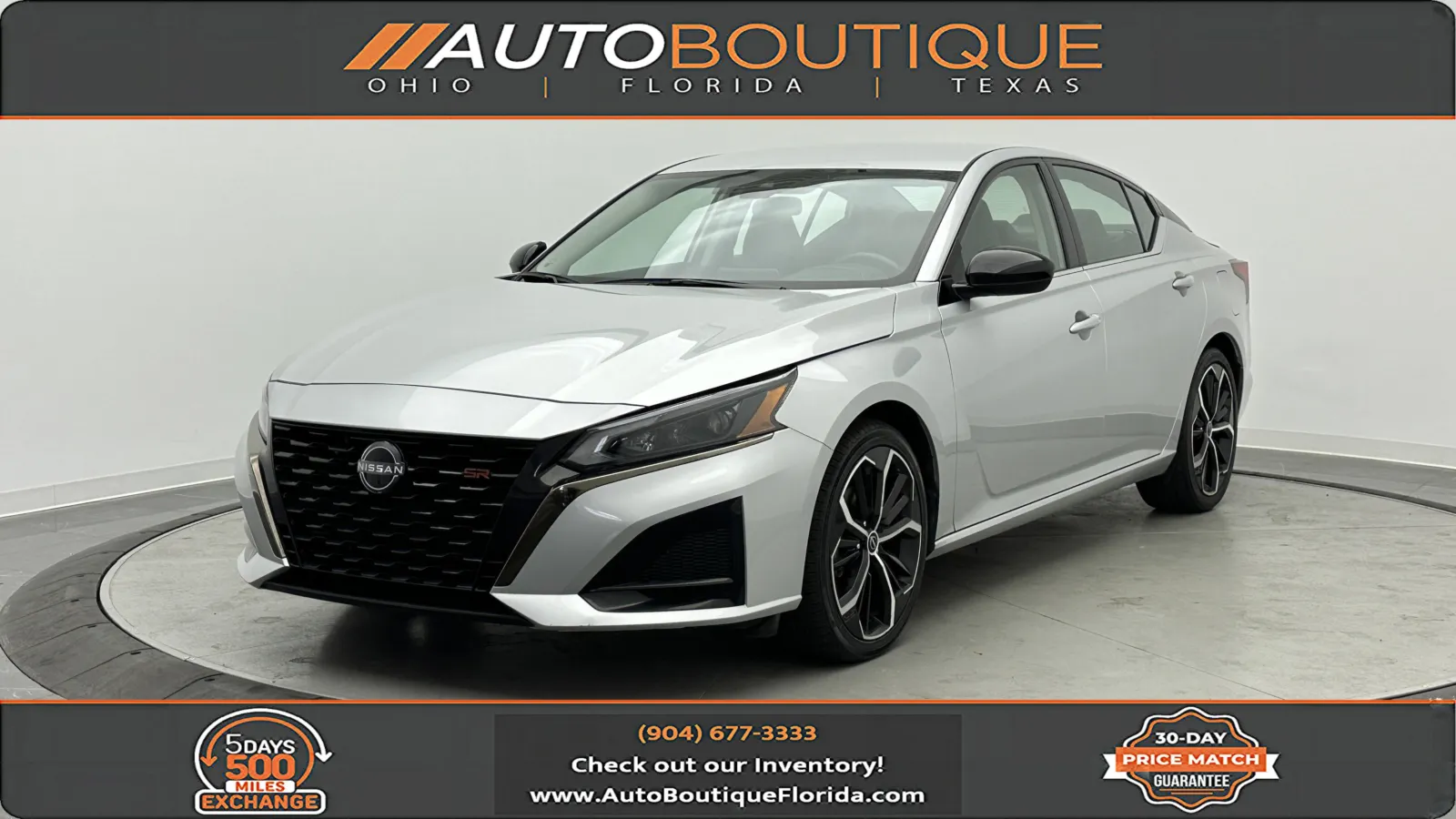 Silver 2024 Nissan Altima 2.5 SR for sale in Jacksonville, FL