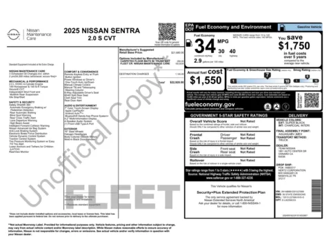More photos of 2025 Nissan Sentra S at Auto Boutique Florida, FL