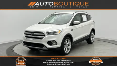 White 2018 Ford Escape Titanium for sale in Jacksonville, FL