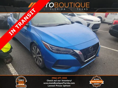 Blue 2020 Nissan Sentra SV for sale in Jacksonville, FL