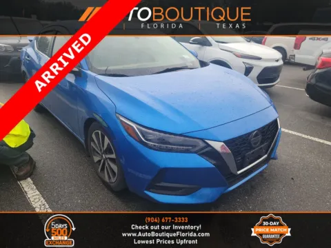 Blue 2020 Nissan Sentra SV for sale in Jacksonville, FL