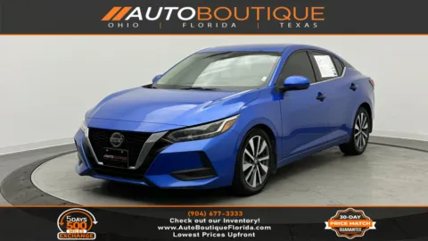 Blue 2020 Nissan Sentra SV for sale in Jacksonville, FL