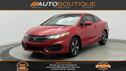 Silver 2015 Honda Civic Coupe EX for sale in Jacksonville, FL