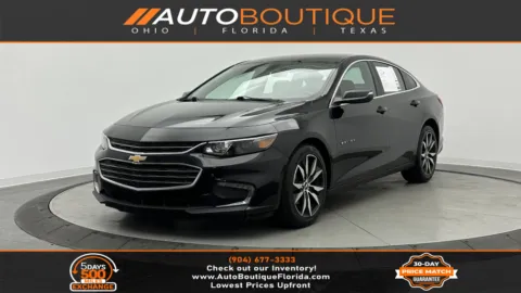 Black 2017 Chevrolet Malibu LT for sale in Jacksonville, FL