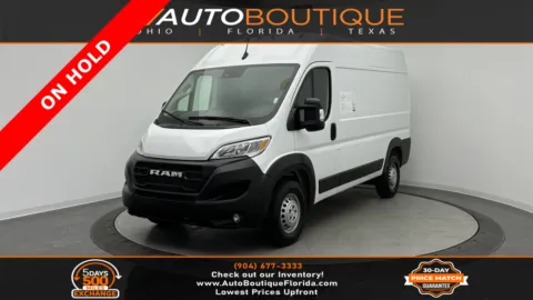 White 2025 Ram ProMaster Cargo Van Tradesman for sale in Jacksonville, FL
