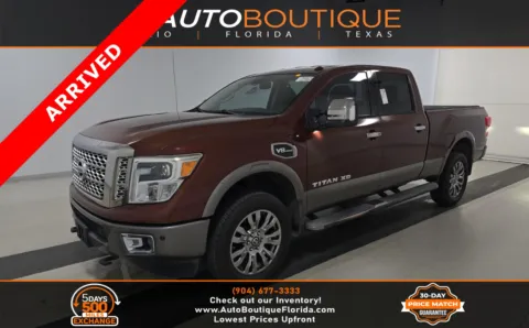 Orange 2016 Nissan Titan XD Platinum Reserve for sale in Jacksonville, FL