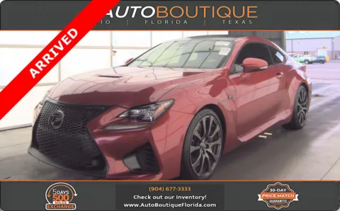 Red 2015 Lexus RC F PREMIUM for sale in Jacksonville, FL