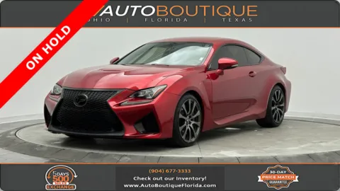 Red 2015 Lexus RC F PREMIUM for sale in Jacksonville, FL