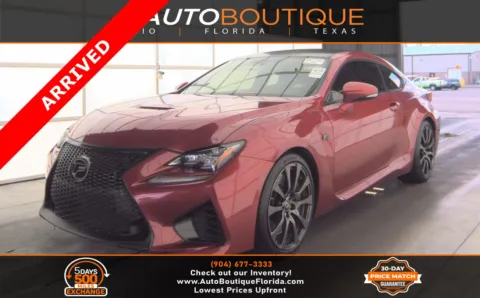 Red 2015 Lexus RC F PREMIUM for sale in Jacksonville, FL
