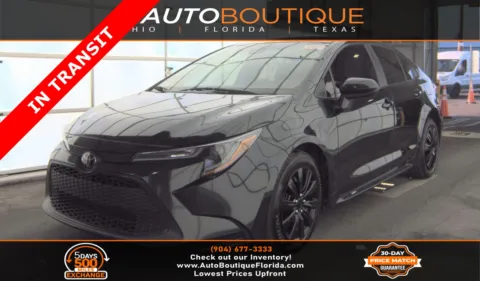 Black 2022 Toyota Corolla LE for sale in Jacksonville, FL