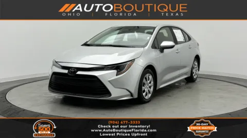 Silver 2023 Toyota Corolla LE for sale in Jacksonville, FL