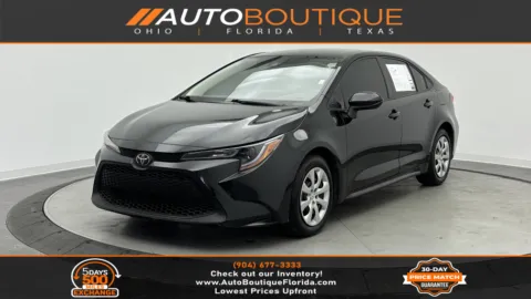 Black 2022 Toyota Corolla LE for sale in Jacksonville, FL