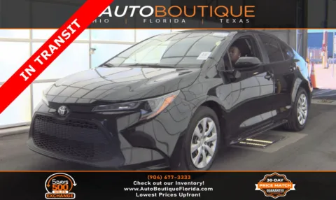 Black 2022 Toyota Corolla LE for sale in Jacksonville, FL